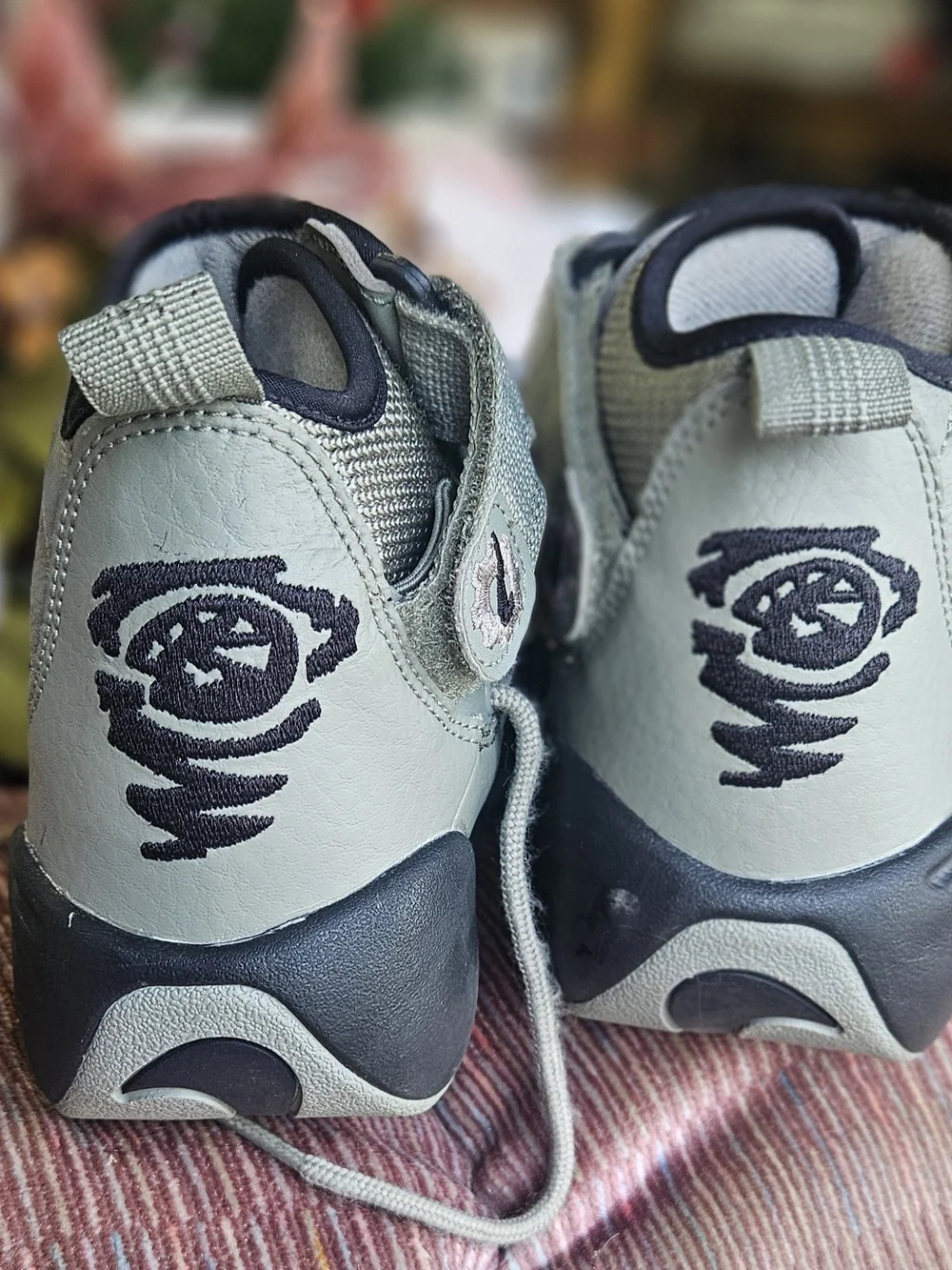Nike Kids Grey and Black Air Sneakers